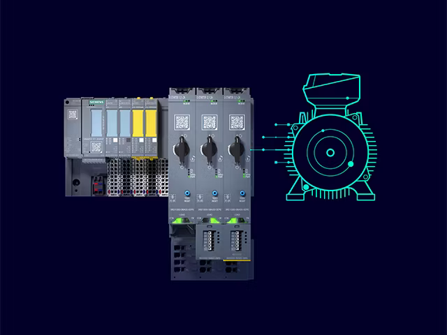 Módulos de I/O distribuído Siemens ET 200SP em trilho DIN para arquitetura de automação descentralizada