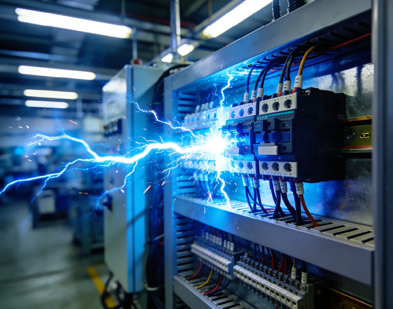 Surtos elétricos na indústria: o que são, quais os riscos reais e como proteger a instalação
