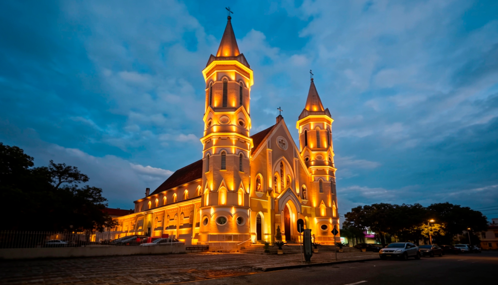 Igreja no bairro Cabral, em Curitiba/PR